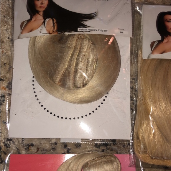 Brandnew 18”platinumblonde Bellami hair extensions - Picture 2 of 2
